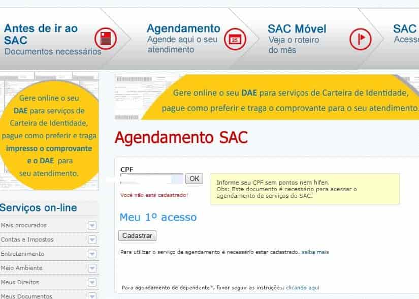 SAC Paralela/Salvador agendamento
